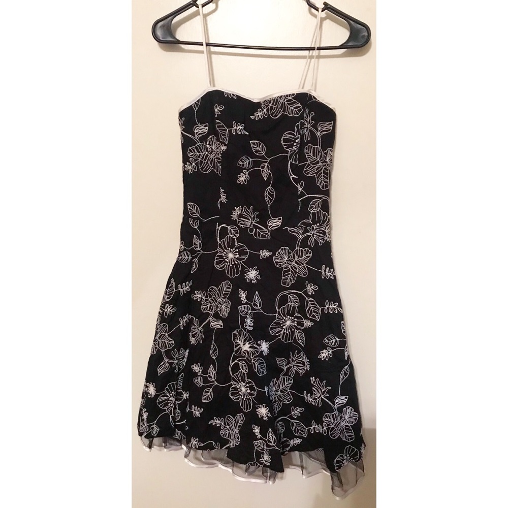 Black and white dress